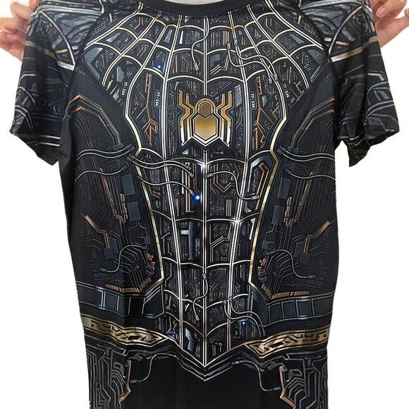 3D Superhero Spider Compression Short Sleeve T- Shirt for Sport Exercise Cosplay - Picture 1 of 5